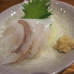 和食美酒 ほり米 - 槍イカ刺し（いしる醤油添え）