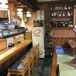 奥ながら - カウンター席