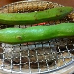 こなす - そら豆は炭焼きで