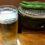 こなす - そら豆には生ビール