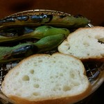 こなす - バケットも炙ります