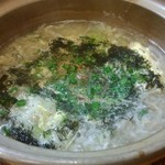 こなす - のどぐろのアラで炊いた雑炊