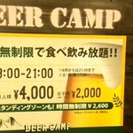 阪急トップ ビアガーデン - え！スタンディングやったら、2600円！？