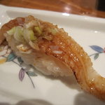 和食美酒 ほり米 - えんがわ炙りのにぎり