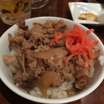 魚民 - 特製牛丼。