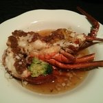 故宮 - 伊勢海老の蒸しものガーリック風味