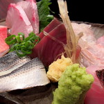 くうのむ ちゃのま - スマカツオ、キンメ、ひらまさ、小肌、いさき