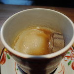 明道町中国菜 一星 - フカヒレ餃子の蒸スープ