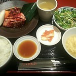 焼肉トラジ - 【名物】カルビ＆ハラミＭＩＸ御膳1000円