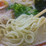 福龍ラーメン - 麺の感じ