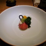 御料理 光安 - 春野菜の白和え