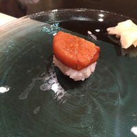 鮨 千陽 - ホタテ炙り