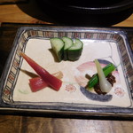 御料理 光安 - 自家製の香の物