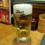 やきとり 正や - 生ビール