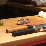 すし家 - 巨大なシャコ