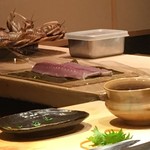 すし家 - しめ鯖の昆布太巻き②