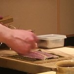 すし家 - しめ鯖の昆布太巻き④