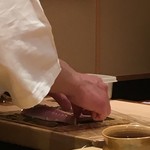 すし家 - しめ鯖の昆布太巻き⑤