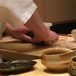 すし家 - しめ鯖の昆布太巻き⑨