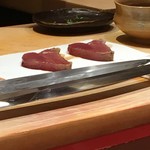 すし家 - ねっとり美味しい鰹の炙り②