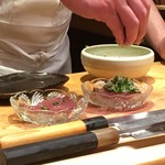 すし家 - ねっとり美味しい鰹の炙り③