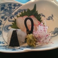 三友居 高輪店 - 鯛とサヨリのお造り