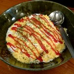Inaka tei - ふわふわのチーズオムライス(ライスを少な目にしていただいたものです)