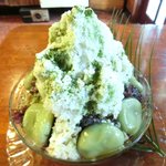 いちょうの木 - 宇治金白玉 900円