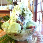 いちょうの木 - 宇治金白玉 900円