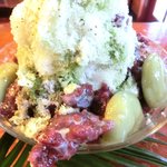 いちょうの木 - 宇治金白玉 900円