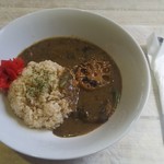 ヨガカフェ - 蓮根と小松菜のカレー 590円