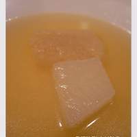 開化亭 - "聖護院蕪ときぬがさ茸の上湯スープ"②