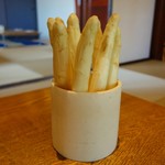 紬山荘 - 仏産ホワイトアスパラ
