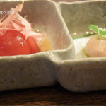 鉄板焼さくら - 前々菜２種盛り合わせ