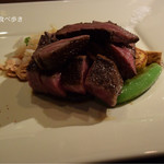 鉄板焼さくら - Ａ５サーロインとランプ食べ比べ