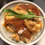 かつ喜 - ごはんをお代わりして、かつ丼にしました