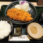 Tonkatsu Tadumura - ロースかつ定食　1,420円