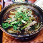 蕎麦はしもと - 鴨南蛮ざる