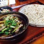 蕎麦はしもと - 鴨南蛮ざる