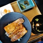 駒形前川 新丸ビル店 - [料理] うな丼 セット全景♪ｗ ①