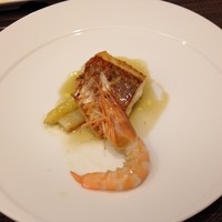 エリタージュ - イトヨリとニューカレドニア産天使の海老のポワレ