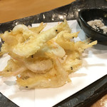 鮨松榮 - 白海老の天麩羅