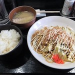 Orenotakoyaki Don - 「焼きそば（豚）」（３８０円込）+ご飯セット（２００円込）（２０１７年４月）