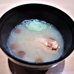 八新鮨 - 海老の味噌汁