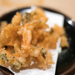 うを徳 - 2017.4 駿河湾桜海老と花山椒 天ぷら