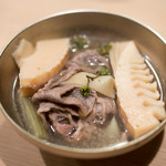 うを徳 - 2017.4 花山椒しゃぶしゃぶ2杯目 日本橋日山の山形牛