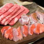 うを徳 - 2017.4 山形牛、銚子金目鯛、対馬ノドグロ