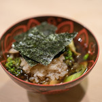 うを徳 - 2017.4 酔蟹の漬け汁 冷や汁ご飯