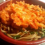 浜のかきあげや - かきあげそば（2017.4）