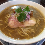 らぁ麺 紫陽花 - 鶏油煮干らぁ麺